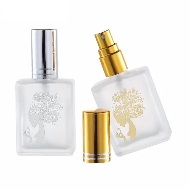 Frosted Glass Perfume Spray Bottles