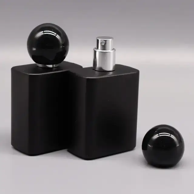 Square Glass Perfume Spray Bottles
