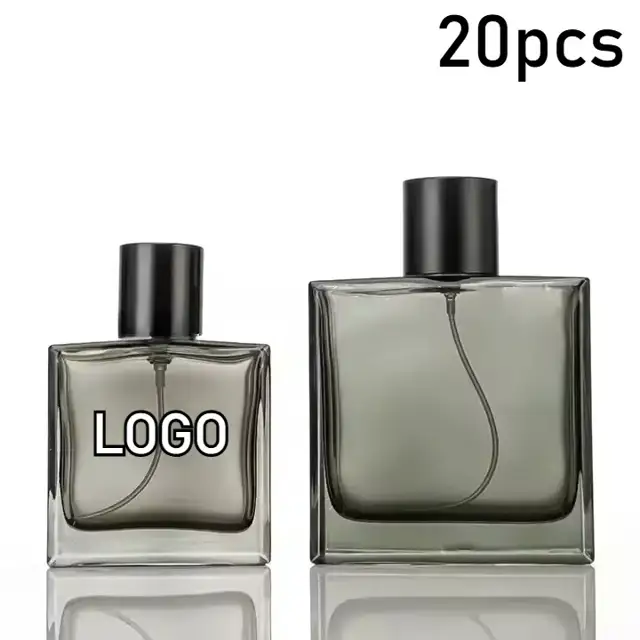 Square Glass Perfume Spray Bottles