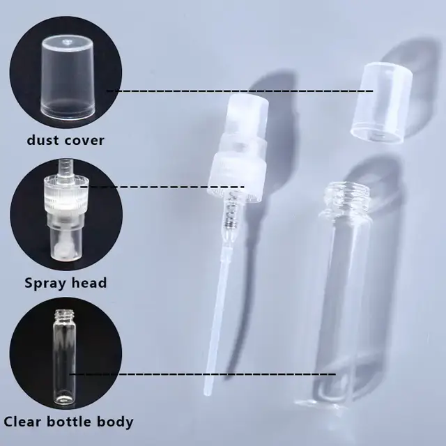 Glass Perfume Spray Bottles view 2