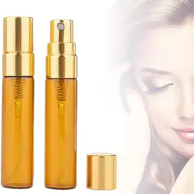 Amber Glass Perfume Spray Bottles view 1