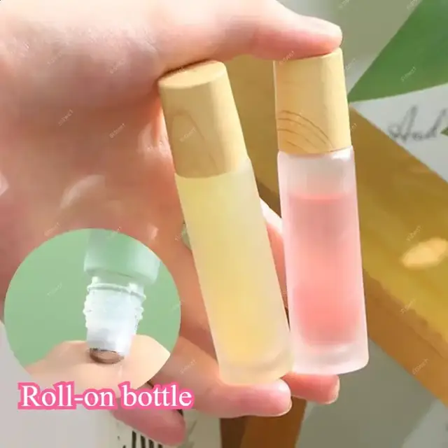 Frosted Glass Roll-On Bottles