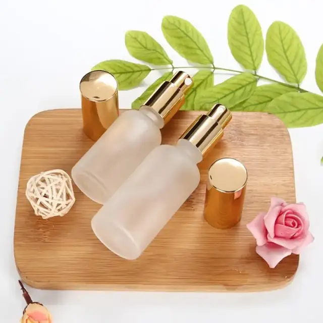 Empty perfume spray bottles view 2