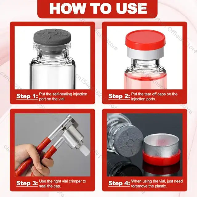 Glass Sample Vials with Stoppers view 4