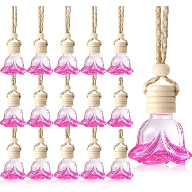 Gradient Glass Hanging Diffuser Bottles