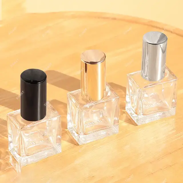 Square Glass Perfume Spray Bottles