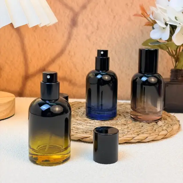 Gradient Glass Perfume Spray Bottles