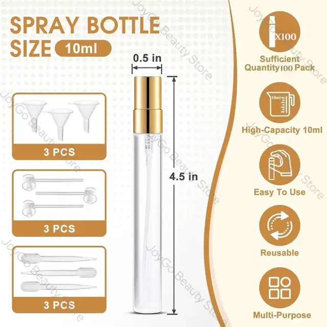 Glass Sample Spray Bottles view 2