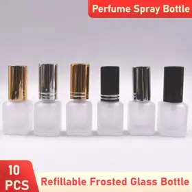 Frosted Square Perfume Spray Bottles view 1