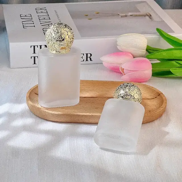 Frosted Glass Perfume Spray Bottles view 2