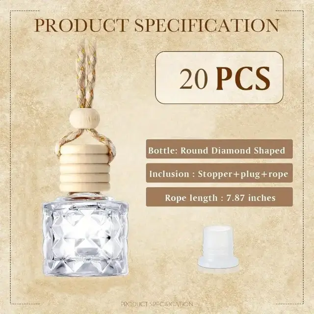 Glass Hanging Diffuser Bottles view 2