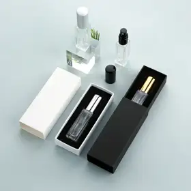Square Glass Perfume Spray Bottles view 1