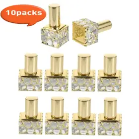 Square Glass Perfume Spray Bottles view 1