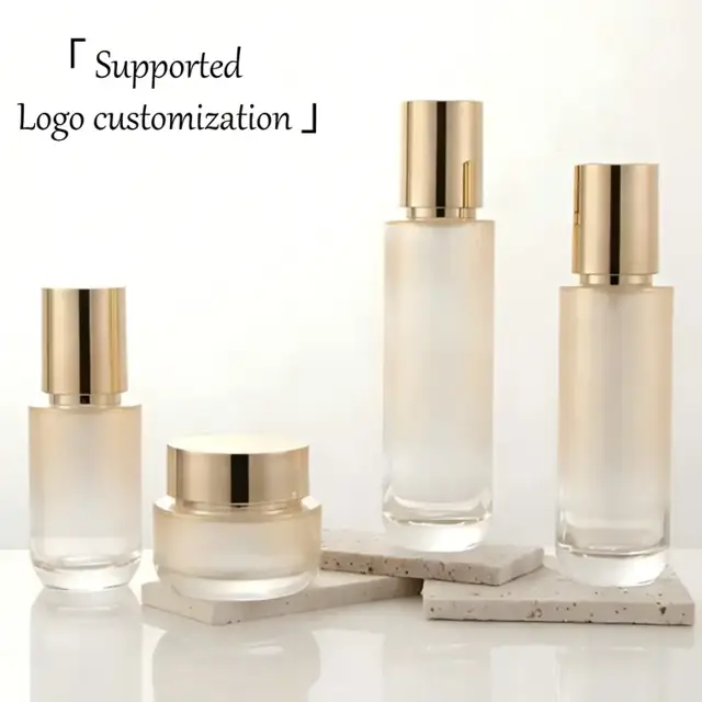 Gradient glass perfume atomizers