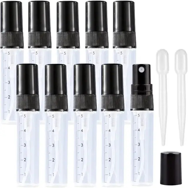 Glass Sample Spray Bottles