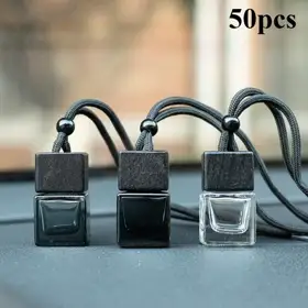 Square Glass Hanging Diffuser Bottles view 1