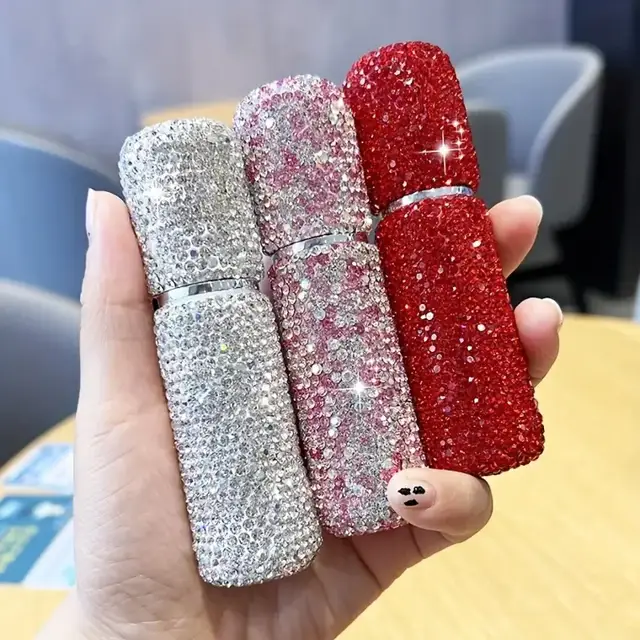 Diamond-Shaped Perfume Spray Bottles