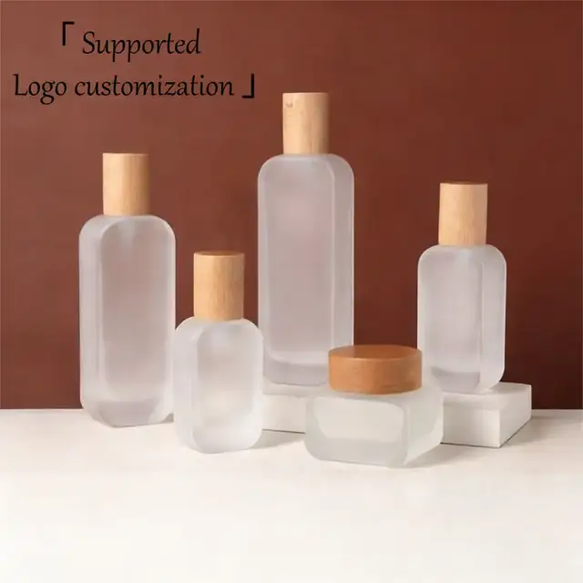 Square Glass Sample Spray Bottles