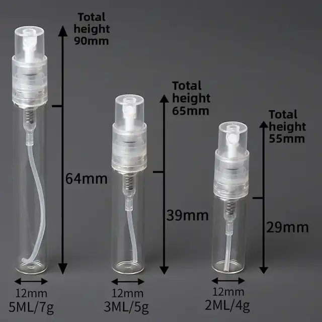 Glass Sample Spray Bottles view 6