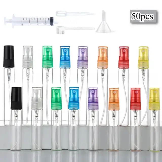 Glass Perfume Spray Bottles