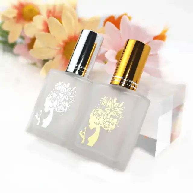 Frosted Glass Perfume Spray Bottles view 2