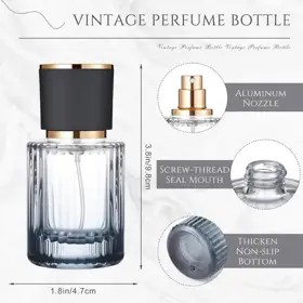 Glass Perfume Spray Bottles