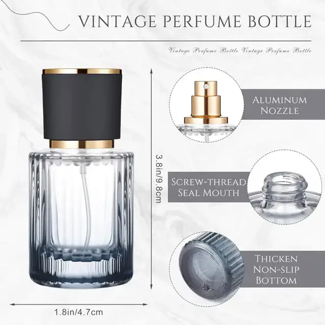 Glass Perfume Spray Bottles