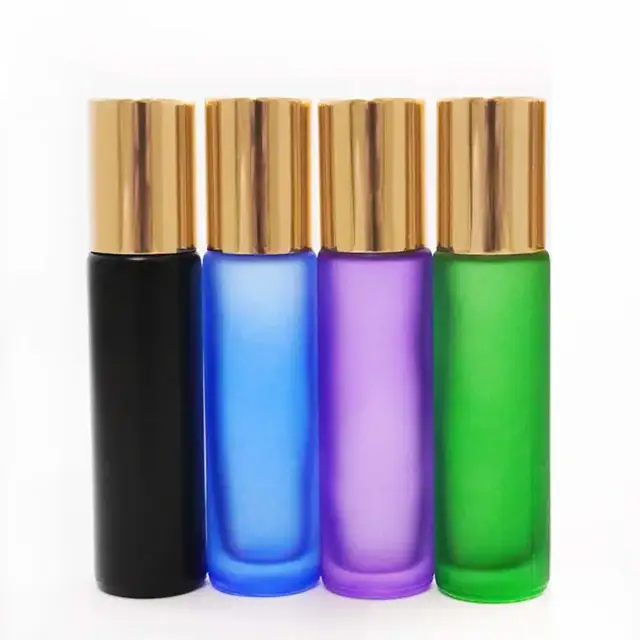 Frosted Glass Roll-On Bottles view 2