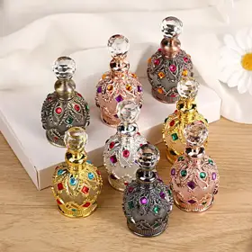 Round Ornamental Perfume Bottles — product family