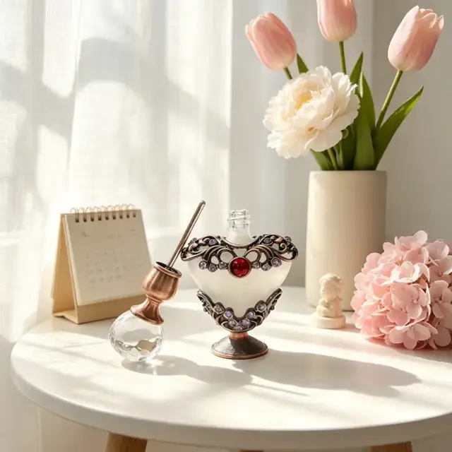 Heart-Shaped Perfume Bottles view 2