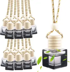 Square Glass Hanging Diffuser Bottles view 1