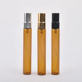 Amber Glass Perfume Spray Bottles