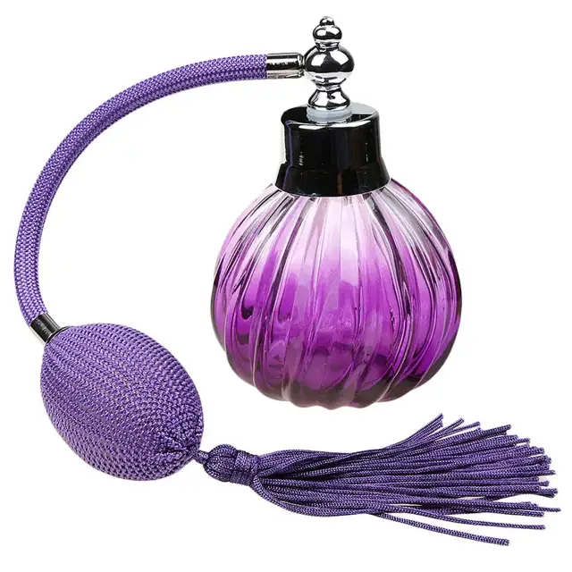 Empty perfume spray bottles