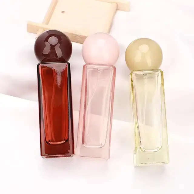 Square Glass Perfume Spray Bottles