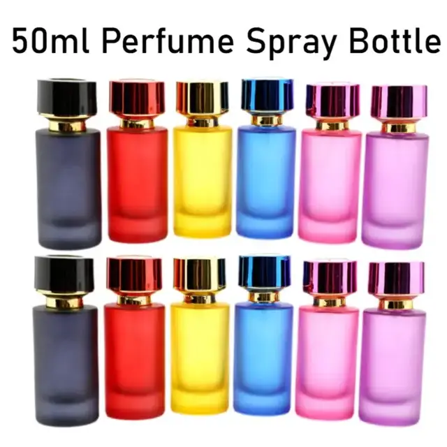 Frosted Glass Perfume Spray Bottles