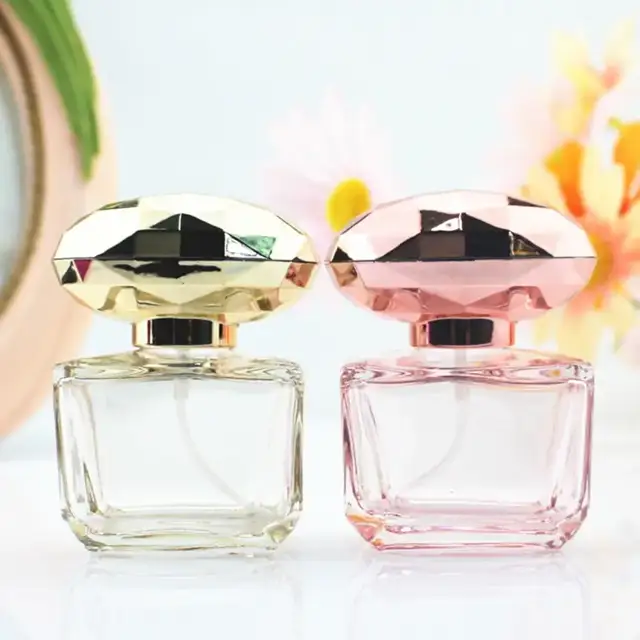 Empty perfume spray bottles