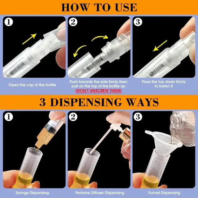 Plastic Sample Spray Bottles view 3