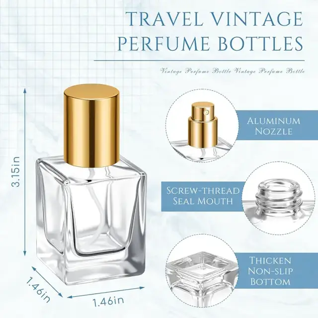 Glass Perfume Spray Bottles view 2