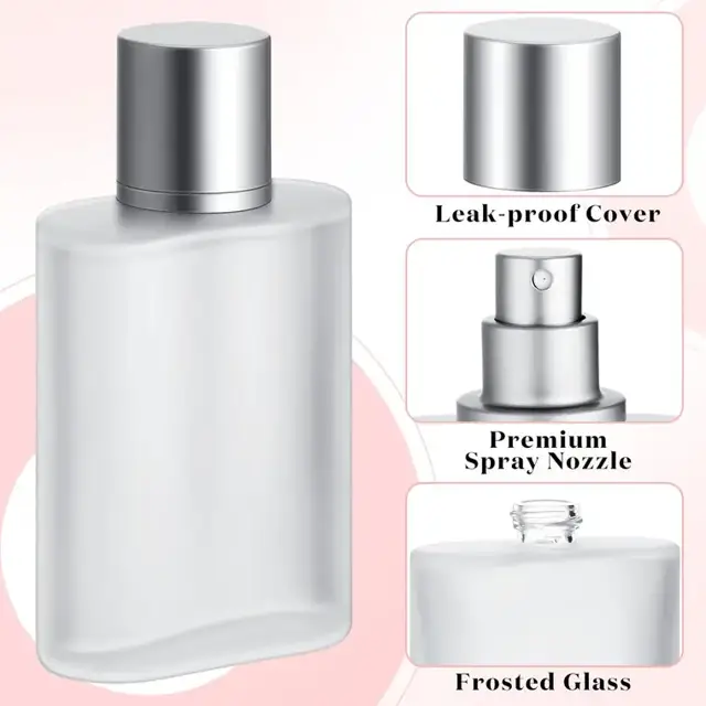 Frosted Glass Perfume Spray Bottles view 2