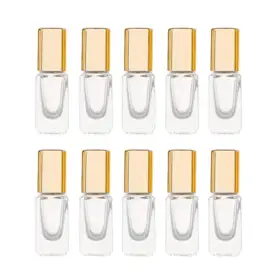 Square Glass Roll-On Bottles view 1