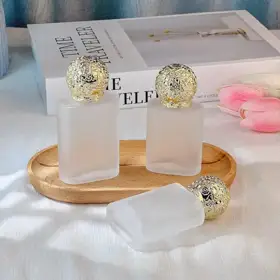 Frosted Glass Perfume Spray Bottles view 1