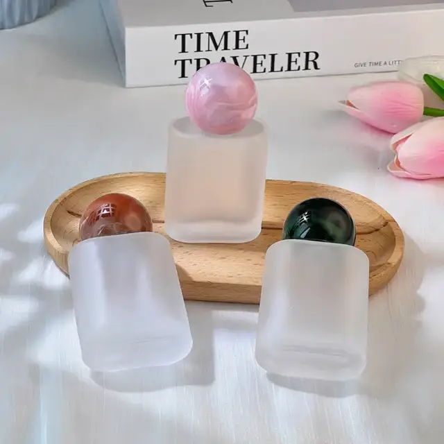 Frosted Glass Perfume Spray Bottles