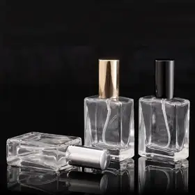 Square Glass Sample Spray Bottles