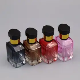 Square Glass Perfume Spray Bottles view 1