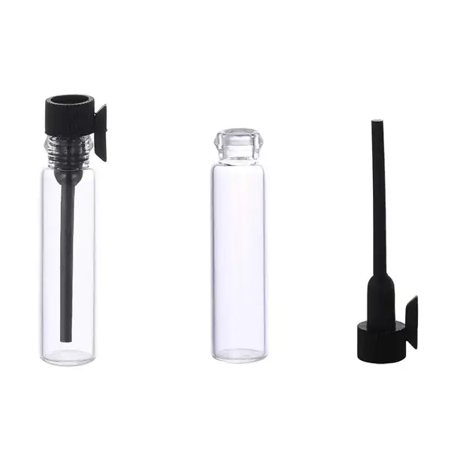 Mini glass sample vials view 2