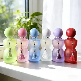 Frosted Glass Perfume Spray Bottles view 1
