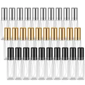 Square Glass Sample Spray Bottles