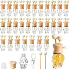 Skull-Shaped Glass Hanging Diffuser Bottles view 1