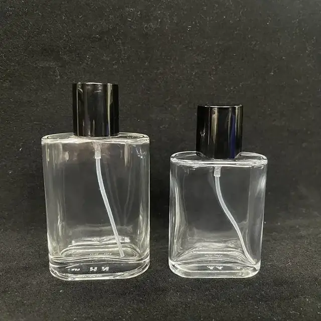 Square Glass Perfume Spray Bottles