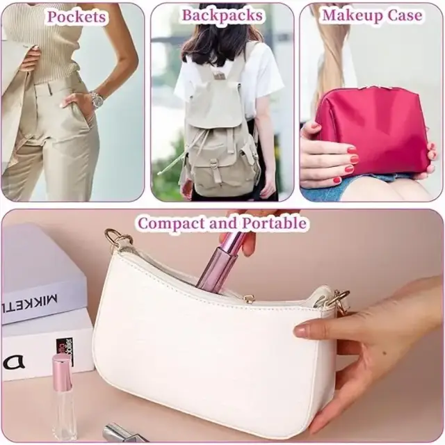 Square Glass Perfume Spray Bottles view 5